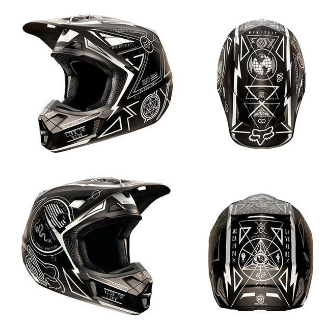 FOX V2 HELMET PRIORI